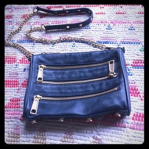 Navy Rebecca Minkoff crossbody/Clutch